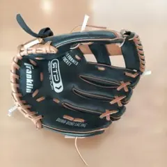 Franklin RTP 野球グローブ 黒/茶　キッズ用