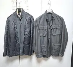 美品 イタリア製 ジャンニガリアノーネ モーターサイクルコート ジャケットのサムネイル