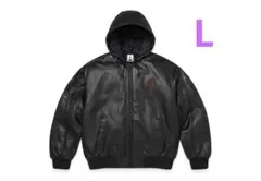 Supreme Jordan Hooded Leather Jacket Lのサムネイル
