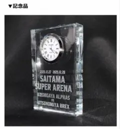 越谷アルファーズvs宇都宮ブレックス 埼玉スーパーアリーナ　バルコニー席限定特典