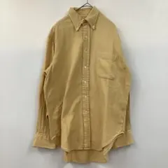 HACKETT LONDON 英国製 長袖シャツ コットンシャツ 無地 イエローのサムネイル