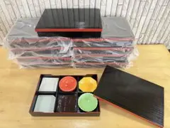 6仕切り松花堂箱膳 食器付き 5セット - メルカリ