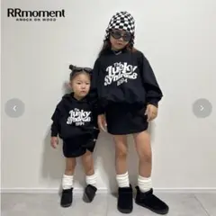 【新品未使用】しまむら RRmoment スウェットスカート 黒 130