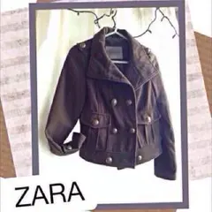 【ZARA】カーキ♡ショート丈コート