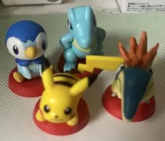 ポケモン　チョコエッグ　旅立ちの3匹　ピカチュウワニノコポッチャマヒノアラシ