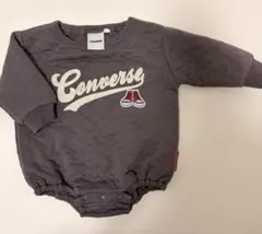 【匿名配送】Converse キルティング ロンパース 80cm コンバース