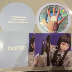 illit bomb merch ver トレカ CD リリックカード