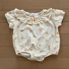 Croissance bebe 水玉ロンパース 80