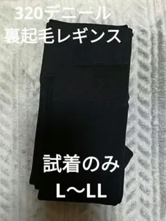 新品未使用 チュチュアンナ「まるで毛布！裏起毛レギンス」320デニール　L〜LL