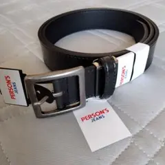 PERSON'S JEANS ブラックレザーベルト