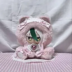 ハンドメイド 着ぐるみ おすわりぬい服 推し活 桃色 白色 d427