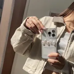 スマホケース　iPhoneケース　ハンドメイドケース　クリアケース　iPhone