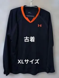 Under Armour XL アンダーシャツ ネイビー/オレンジ
