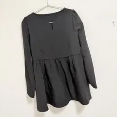 prose verse セレモニーアイテム ハートネック袖パールペプラムブラウス