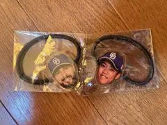 中日ドラゴンズ 推し顔ヘアゴム 岡林勇希 マラーセット