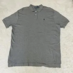 ポロバイラルフローレン大きいサイズ XXL グレー フライスコットン お洒落