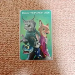 ディズニーザマーケット 二重式カード ズートピア2