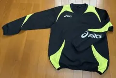 asics ピステ・ウィンドブレーカー 黒/黄緑