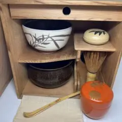 茶道具セット 短冊箱 茶碗/水指/建水/柄杓 - メルカリ
