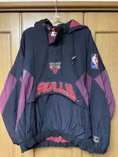 90s 初頭　STARTER シカゴブルズ 中綿 ナイロン ジャケット
