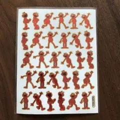 セサミストリート　エルモ　シール