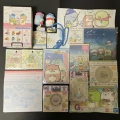 すみっコぐらし　かわうそとすみっコキャンプ　マスコット　てのりぬいぐるみ　シール