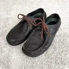 トップサイダー モカシンシューズ レザー ブラック シボ革のサムネイル