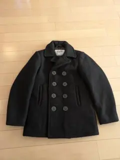 美品　ショットピーコート　740B　ブラック　サイズ14