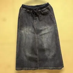 ロゴス　デニム ロングスカート 約77cm M