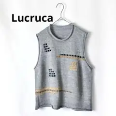 センソユニコ Lucruca ルクルカ 幾何学模様 ニットベスト