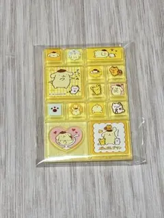サンリオ トレーディングミニタイルシール　ポムポムプリン