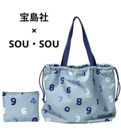 【開封済み未使用】宝島社×SOU・SOU 大人のおしゃれ手帖2025年7月号付録