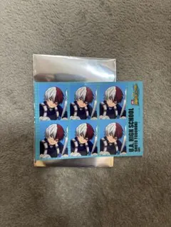 ヒロアカ　雄英高校オープンスクール　証明写真シール　轟焦凍