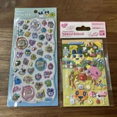 【国内正規品】たまごっち　プチドロップシール　たまもりしーる　2点セット