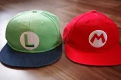 【超メルカリ市期間限定】USJ マリオ ルイージ キャップ 2個セット