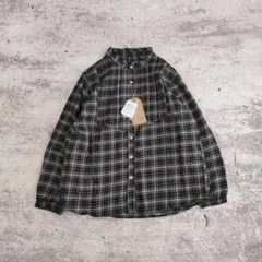 le colis/未使用/スタンドフリルピンタックシャツブラウスのサムネイル