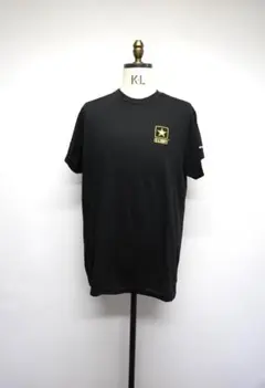 ◆U.S. ARMY Tシャツ ブラック メンズ 米軍トレーニングT USED