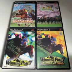PS2 競馬 4本セット ギャロップレーサー ウイニングポスト