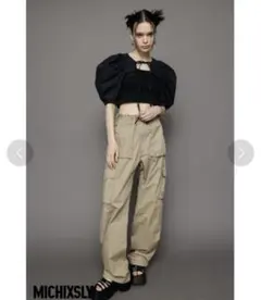 MICHI x SLY ADJUST WAIST CARGO　カーキ