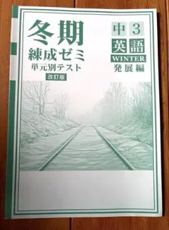 早稲アカ　英語　冬期錬成ゼミ　単元別テスト　発展編