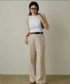 【値下げ】新品Loungedress(ラウンジドレス) ハート刺繍タンクのサムネイル