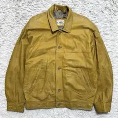 80s ~ 90s vintage ドイツ製 鹿革 短丈 レザージャケット