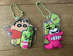 クレヨンしんちゃん アクリルキーホルダーセット　ワニ山さん チョコビ