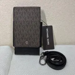 未使用品】マイケルコース MKシグネチャー スマホショルダーバッグ 