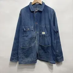 60s 70s BIGMAC ビッグマック カバーオール 綿100% 2ＸＬ 1970-80s JC Penney Big Mac Blanket Lined Denim Chore Jacket