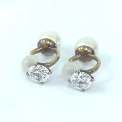 まるちゃん様ete エテ　シルバー925　イヤーカフ　リバーシブル　パール&ビジ