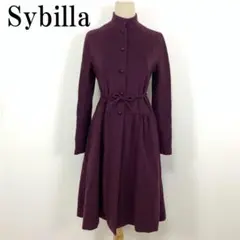 ★美品★Sybilla シビラ ロングコート　Lサイズ トライアングルキルトロングコート(ノーカラーコート) | Sybilla