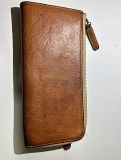 ★genten L字ファスナー長財布★キャメルのサムネイル