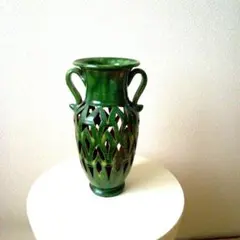 スペイン工芸品　陶器　花瓶　置物 ヴィンテージ　民藝 スペイン工芸品 陶器 花瓶 置物 ヴィンテージ 民藝 - メルカリ