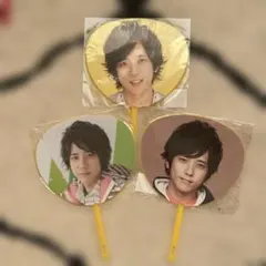 【未開封】嵐 ARASHI 二宮和也 ミニうちわ4枚セット